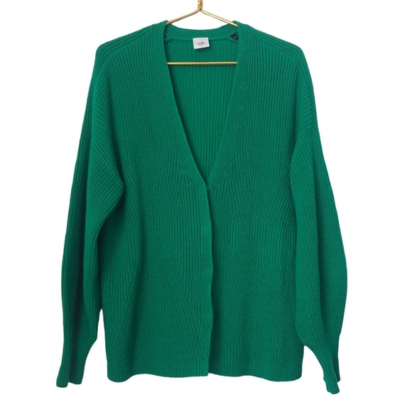 CAbi Sweaters - CAbi Style 3709 Lucky Cardigan Green Women's Sweater Size Lrg